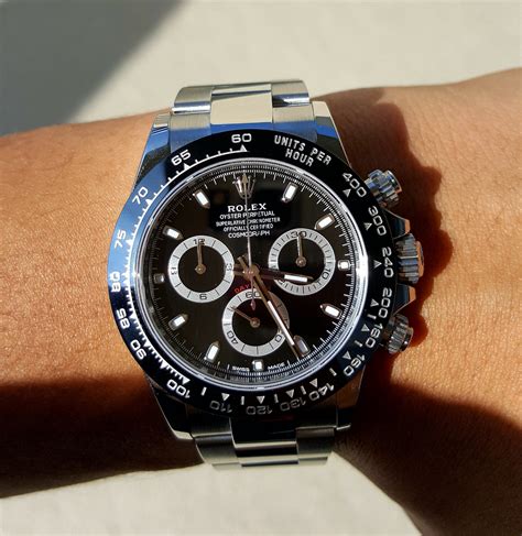 black or white face rolex daytona|rolex daytona black ceramic bezel.